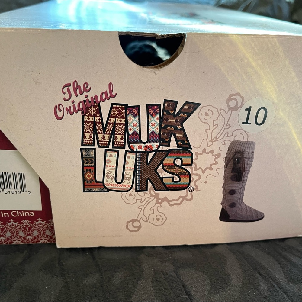 Muk Luks Multicolor Knit Boots